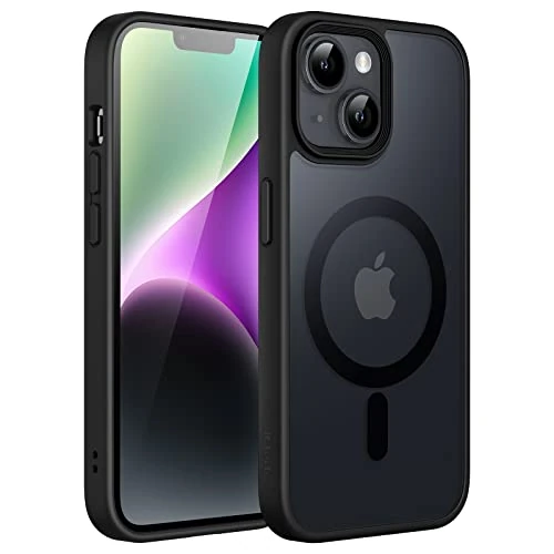 Offre limitée : JETech Coque Mate Magnétique pour iPhone 14 Plus, Noir de 13.99 € à 13.99 € (0.00% de remise)