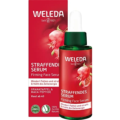 Offerta a tempo: Weleda - Siero viso rassodante al melograno, riduce le linee sottili e le rughe, aumenta l'energia cellulare, leviga, con olio di melograno e peptidi di maca, trattamento naturale - 30 ml - 42% da 23.90 € a 13.80 €