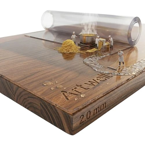 Oferta limitada: Artwelt Mantel Transparente Lámina de Mesa Primera Calidad 2.0mm | Made in Germany | Impermeable Lavable Anti-Manchas Policloruro Lámina de Protección de Mesa Tamaño Deseado (40cm X 80cm) de 21.45 € a 21.45 € (ahorro 0.00%)