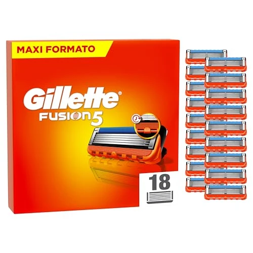 Gillette Fusion5 Replacement Blades for Men's Razor 18 Replacement Blades for Razor