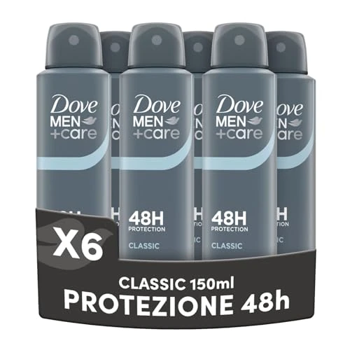 Tijdelijke aanbieding: Dove Men + Care Classic Deodorant Spray - 6 x 150 ml van 26.71 EUR naar 26.71 EUR (korting 0%)