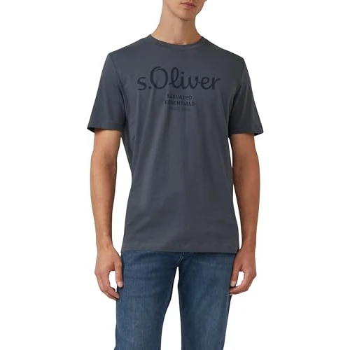 Oferta limitowana: T-shirt z nadrukiem logo, Szary 95d1, 3XL z 58.34 zł na 58.34 zł (oszczędź 0.00%)
