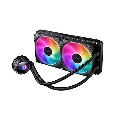 Offerta a tempo: ASUS ROG Strix LC II 280 ARGB Raffreddatore per CPU a liquido all-in-one con Aura Sync, supporto Intel LGA 1150/2066 e AMD AM4/TR4 e 2 ventole RGB ROG da 140 mm indirizzabili, Nero - 51% da 224.90 € a 109.55 €