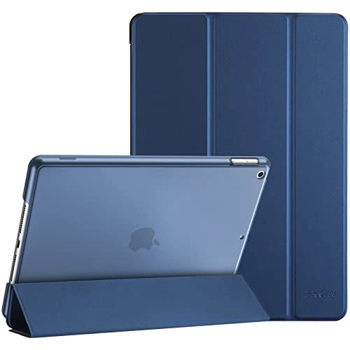 Offerta a tempo: Procase Cover per iPad 9 2021/8 2020/7 2019/iPad 10.2” Custodia[A2602 A2603 A2604 A2605 A2270 A2428 A2429 A2430 A2197 A2198 A2200], Smart Cover Sottile Leggero Traslucida Smerigliata -Blu Scuro - 32% da 19.99 € a 13.53 €