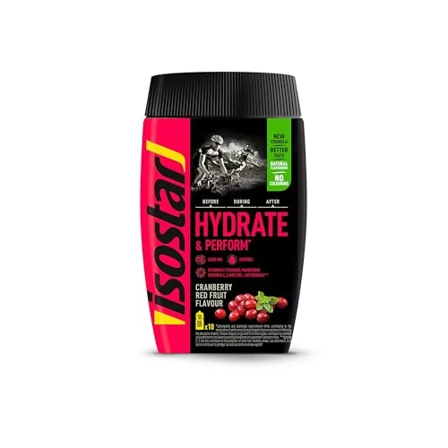 Offerta a tempo: ISOSTAD - HYDRATE & PERFORM CRANBERRY - Preparato in polvere per bevanda isotonica — 34% da 9,80 € a 6,49 €