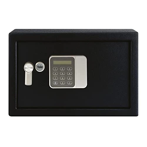Offerta a tempo: YALE Cassaforte Serie Guest Media YSG/250/DB2, Nero, Accesso con Codice Pin Digitale, Funzione Codice Master, Bulloni di Montaggio a Parete/Pavimento, Versione Corrente - 36% da 106.30 € a 67.99 €