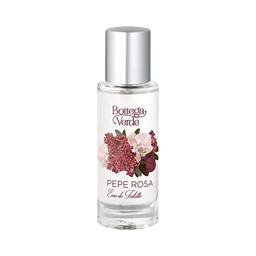 Bottega Verde - Pepe Rosa, Eau de Toilette, 30 ml, Profumo Donna dalla Fragranza al Pepe Rosa