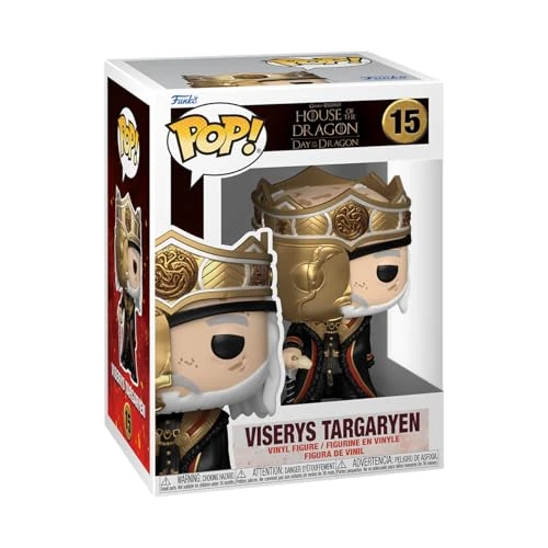 Offerta a tempo: Funko Pop! TV: House Of The Dragon - Masked King Viserys Targaryen - 1/6 Odds For Rare Chase Variant- Figura in Vinile da Collezione - Idea Regalo - Merchandising Ufficiale - TV Fans - 31% da 16.00 € a 11.00 €