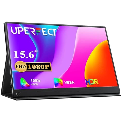Offre limitée : UPERFECT Écran Portable 15,6 Pouces avec Screen Mat IPS FHD 1080p, HDMI/Type-C Standard pour Laptop/PC/PS5/Smartphone/Switch, Moniteur Mobile avec Coque de Protection, Compatible VESA de 89.99 € à 79.99 € (11% de remise)