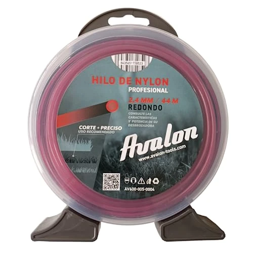 Offerta a tempo: Avalon - Filo Rotondo in Nylon Universale per decespugliatore e Tosaerba (2,4 mm x 44 m) - 0.00% da 11.93 € a 11.93 €