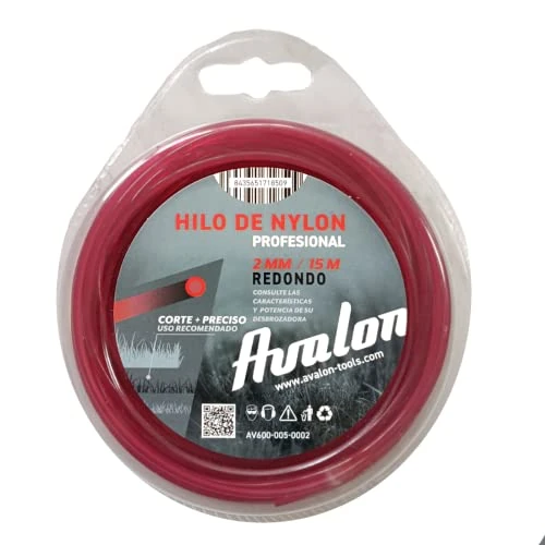 Offre limitée : Avalon - Fil Rond en Nylon Universel pour débroussailleuse et Tondeuse (2 mm x 15 m) de 8.90 EUR à 8.90 EUR (remise 0%)