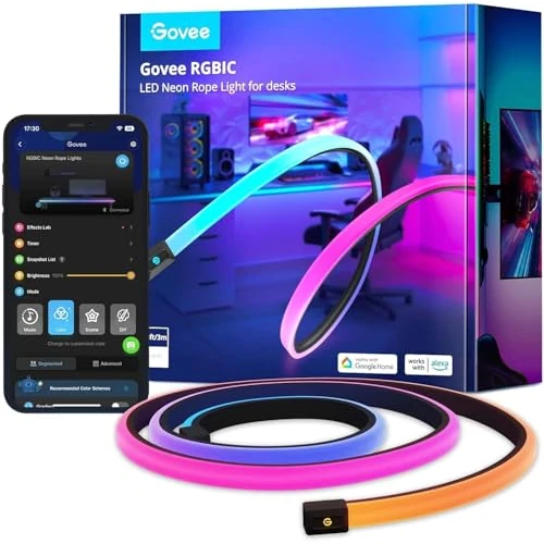 Govee RGBIC neón tira LED para escritorios