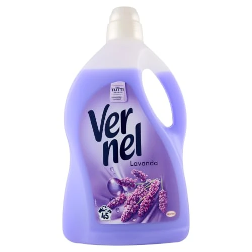 Offerta a tempo: Vernel Lavanda Ammorbidente Diluito Profumato 45 Lavaggi - 32% da 4.99 € a 3.39 €