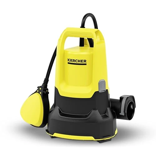 Offerta a tempo: KÄRCHER Elettropompa a Immersione SP 9.000 Flat ad Aspirazione Piatta, Portata 9.000 l/h, Max Profondità d'Immersione 7 m, Per Acque Scure con Particelle Fino a 5 mm, Altezza Acqua Residua 1 mm - 22% da 75.00 € a 58.40 €