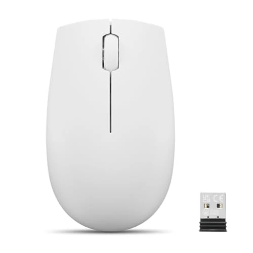 Offerta a tempo: Lenovo 300 Mouse Wireless Compatto, Sensore Ottico 1000 DPI, 2,4 GHz, Ambidestro, Portatile per Laptop e PC, Cloud Grey - 51% da 19.99 € a 9.87 €