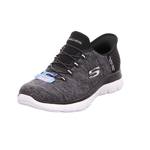 Skechers Summits Dazzling Haze, Zapatillas, Mujer, Negro, 39 EU Ancho