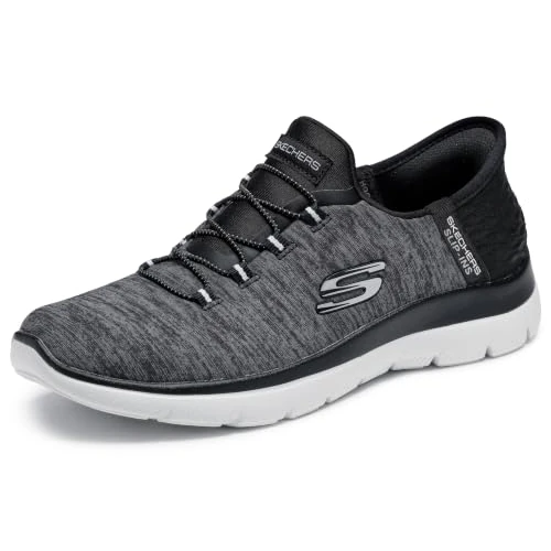 Limited-time offer: Skechers Women's Summits Dazzling Haze Trainer, Black/White, 2 UK Wide from 48.00 £ to 48.00 £ (save 0.00%)