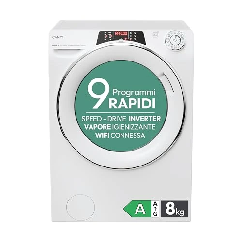 Offre limitee: Candy Rapid? RO 1486DWMCT/1-S lavatrice Caricamento frontale 8 kg 1400 Giri/min Bianco de 665.00 EUR a 665.00 EUR (economie 0%)