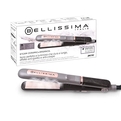 Offerta a tempo: Bellissima Imetec Steam Ceramic & Argan Oil – Piastra a vapore - 0.00% da 59.99 € a 59.99 €