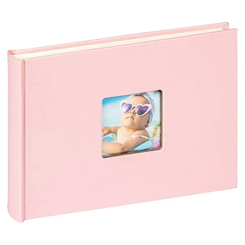 Offerta a tempo: walther design Fun FA-207-W - Album Fotografico con Finestra intagliata in Copertina, 22 x 16 cm, Rosa - 51% da 26.61 € a 12.95 €