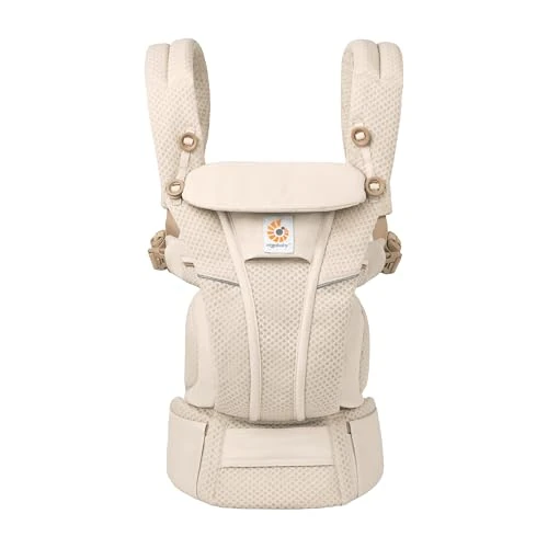 Offerta a tempo: Ergobaby Omni Breeze per neonati, 4 posizioni SoftFlex Mesh anteriore ergonomico posteriore per neonati (Natural Beige) - 0.00% da 184.90 € a 184.90 €