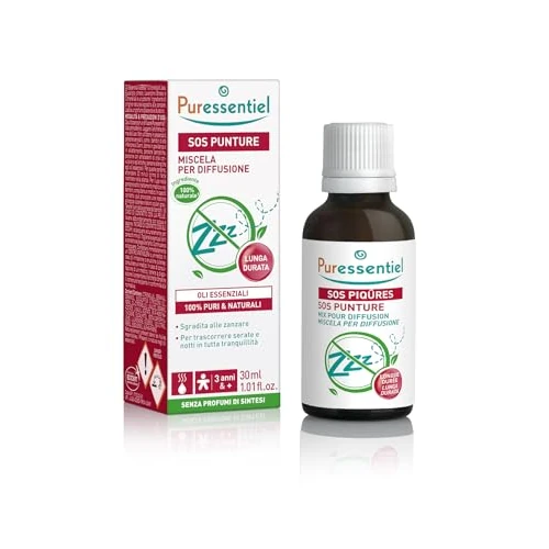 Offre limitee: Puressentiel - Anti-moustique - Répulsif moustique à base de citronnelle - Huiles Essentielles pour Diffusion - 100 pourcent pures et naturelles - 30 ml de 10.50 EUR a 9.49 EUR (economie 10%)