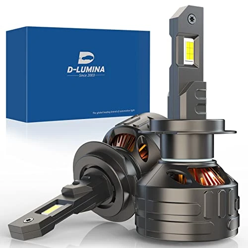 Limited-time offer: D-Lumina H7 LED Canbus Bulbs 160W 24000LM,CPS Chip 4300K 500% Bright,Thick Copper Tube Cooling,LED Lamp Lights-Pack of 2 from 39.99 GBP to 33.99 GBP (save 15%)