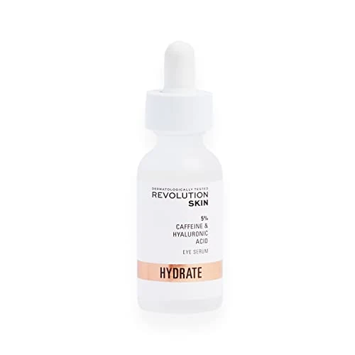Offerta a tempo: Makeup Revolution Skincare London Siero Contorno Occhi al 5% di Caffeina e Acido Ialuronico, Riduce le Occhiaie e il Gonfiore del Contorno Occhi, Vegano e Cruelty-Free, 30ml - 4% da 7.99 € a 7.70 €