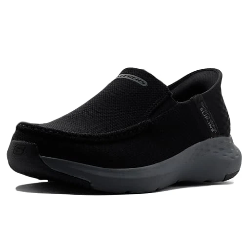 Limited-time offer: Skechers Men's Parson RALVEN Slip-On, Black Mesh, 7 UK from 74.00 £ to 51.99 £ (save 30%)
