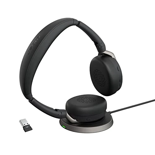Limited-time offer: Jabra Evolve2 65 Flex - Stereo Headset with Bluetooth, Wireless Charging Pad, Noise-cancelling Jabra ClearVoice Technology and Hybrid ANC - Works with all leading UC Platforms - Black from 243.75 £ to 243.75 £ (save 0.00%)