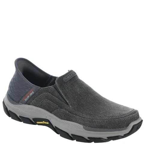 Tijdelijke aanbieding: Skechers Men's Respected-Holmgren Slip-in Loafer, Charcoal, 8.5 Wide van 67.36 EUR naar 67.36 EUR (korting 0%)