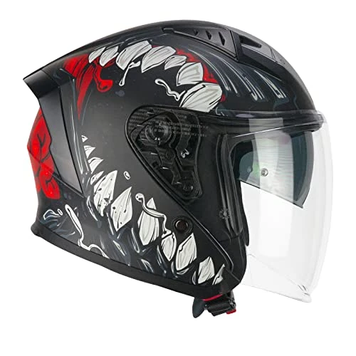 CGM 127X DEEP FREAKER Nero Rosso opaco XS