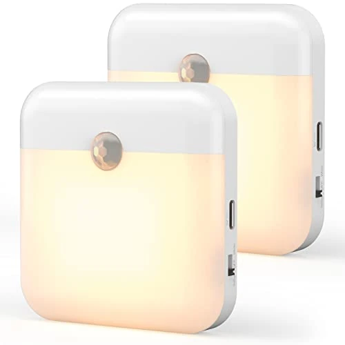 Offerta a tempo: OUSFOT Luce Notturna LED Sensore di Movimento per Interni 2 Pezzi - 0.00% da 11.99 € a 11.99 €