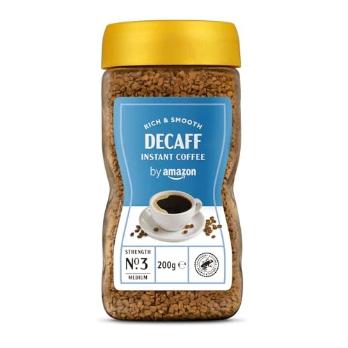 Offerta a tempo: by Amazon Granulo Caffè solubile decaffeinato Gold, Tostatura media - Certificato Rainforest Alliance, 200g - 0.00% da 6.40 € a 6.40 €