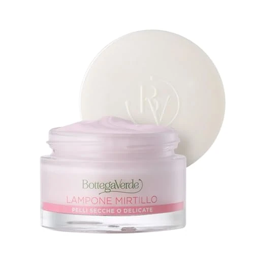 Offerta a tempo: Bottega Verde - Crema Viso Idratante, 50 ml, Idrata e Nutre in Profondità, con Lampone e Mirtillo, per Pelli Secche o Delicate - 42% da 24.00 € a 13.99 €