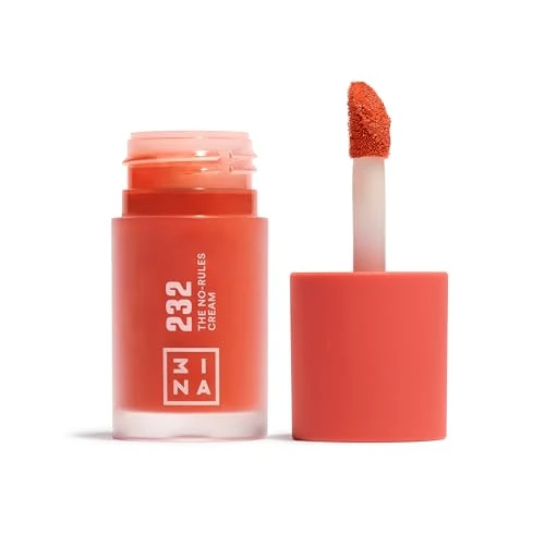 Offerta a tempo: 3INA MAKEUP - The No-Rules Cream 232 - Blush Liquido Rosso Corallo - Blush in Crema con Olio di Mandorle - Blush per Occhi Labbra e Guance - Blush dalla Finitura naturale - Vegan - Cruelty Free - 53% da 20.99 € a 9.95 €
