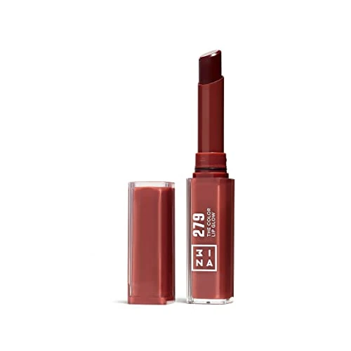 Offerta a tempo: 3INA MAKEUP - The Color Lip Glow 279 - Rosso Marrone - Rosetto Rosso Marrone Burroacaco di Karite per Nutrire le Labbra - Rosetti Luminoso Lucido - Vegan - Cruelty Free - 41% da 17.95 € a 10.63 €