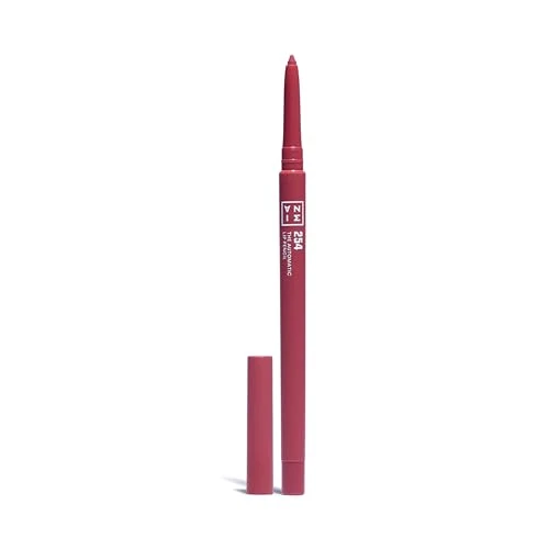 3INA MAKEUP - The Automatic Lip Pencil 254 - Donkerroze naakt lipliner waterdicht - lipliner voor vollere lippen - Automatische lipliner - Veganistisch - Cruelty Free