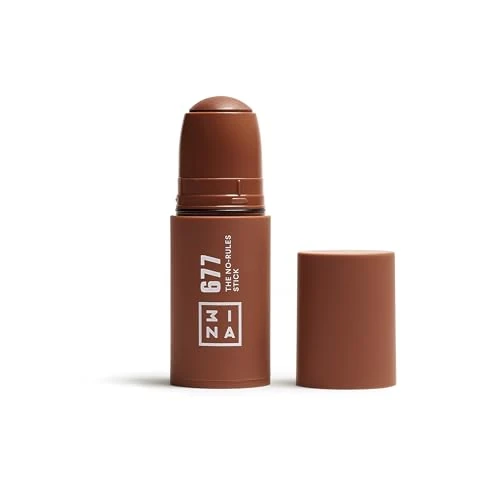 Oferta limitada: 3INA - The No - Rules Stick 677 - Colorete en Barra Marrón - 3 en 1 de 16.95 € a 14.41 € (ahorro 15%)
