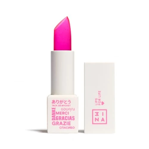 3INA MAKEUP - Lips for Life - Rosseto che Cambia Colore - Rosseto Magico PH - Balsamo per Nutrire le Labbra - Rossetto per Labbra Screpolate e Secche - Vegan - Cruelty Free