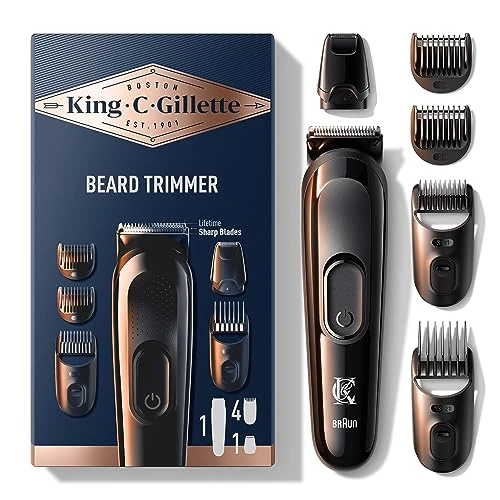 Offerta a tempo: King C. Gillette REGOLABARBA UOMO, Senza Fili — 22% da 39,99 € a 31,15 €