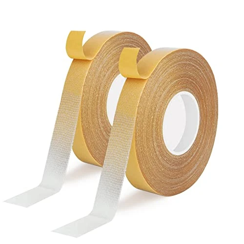 Offerta a tempo: KEYRI 2 Rotoli Nastro Biadesivo, 15mm x 20m Nastro Adesivo Extra Forte Trasparente, Nastro Adesivo di Montaggio Ultra Resistente per Tappeti Pavimenti Poster Fotografici - 0.00% da 13.99 € a 13.99 €