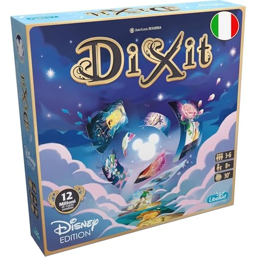 Offre limitée : Asmodee - Dixit : Disney - Jeu de Table de Fantaisie et d'Imagination avec les Personnages Disney, 3-6 Joueurs, 8+ Ans, Edition en Italien de 38.80 EUR à 38.80 EUR (remise 0%)
