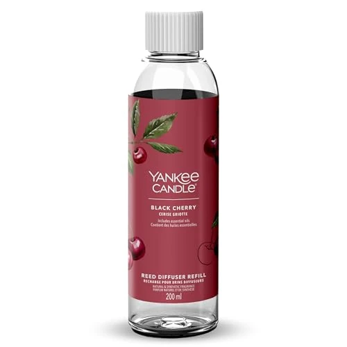 Offre limitée : Yankee Candle Signature Recharge brins diffuseur | Cerise griotte | 200 ML | Jusqu’à 20 semaines de Fragrance | Cadeau Parfait pour Les Femmes de 13.90 € à 6.99 € (50% de remise)