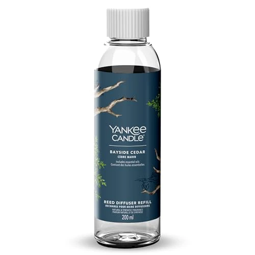 Offerta a tempo: Yankee Candle Signature Diffusore a bastoncini Ricarica | Bayside Cedar | 200 ml | Fino a 20 settimane di fragranza | Un regalo perfetto per una donna - 7% da 13.90 € a 12.90 €
