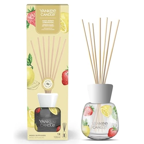 Offerta a tempo: Yankee Candle Signature Diffusore a bastoncini | Limonata ghiacciata con frutti rossi | 100 ml | Fino a 10 settimane di fragranza | Confezione riciclabile | Un regalo perfetto per una donna - 30% da 19.90 € a 13.93 €