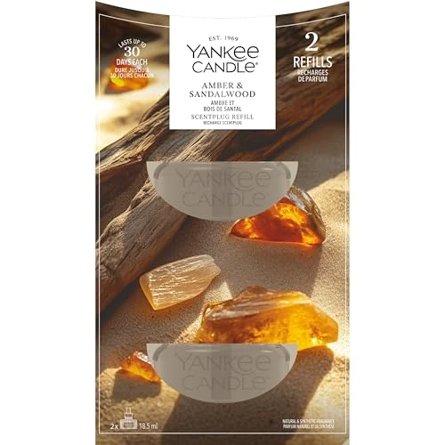 Offerta a tempo: Yankee Candle Ricarica Scent Plug | Amber & Sandalwood | Per spazi piccoli e medi | Fragranza duratura - 20% da 11.99 € a 9.59 €