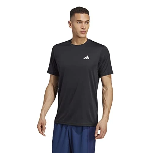 Tijdelijke aanbieding: adidas Heren Train Essentials Training Tee, Black/White, S Tall van 20.00 EUR naar 18.60 EUR (korting 7%)