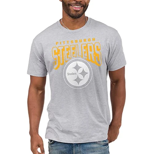 Zeitlich begrenztes Angebot: Junk Food Unisex-Erwachsene NFL Bold Logo T-Shirt, GRAU, 3X-Large von 23.79 € auf 23.79 € (0.00% Rabatt)
