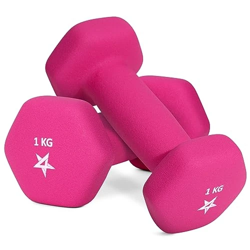 Offerta a tempo: Yes4All Set Manubri Palestra in Neoprene Esagonale - Coppia di Pesi Palestra in Casa, Dumbbells Set - 28% da 10.90 € a 7.86 €